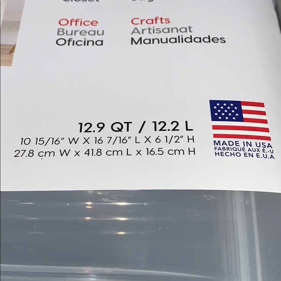 Iris Buckle-up Storage Set, 4-Pack, 12.9 Qt Each - Picture 10 of 12